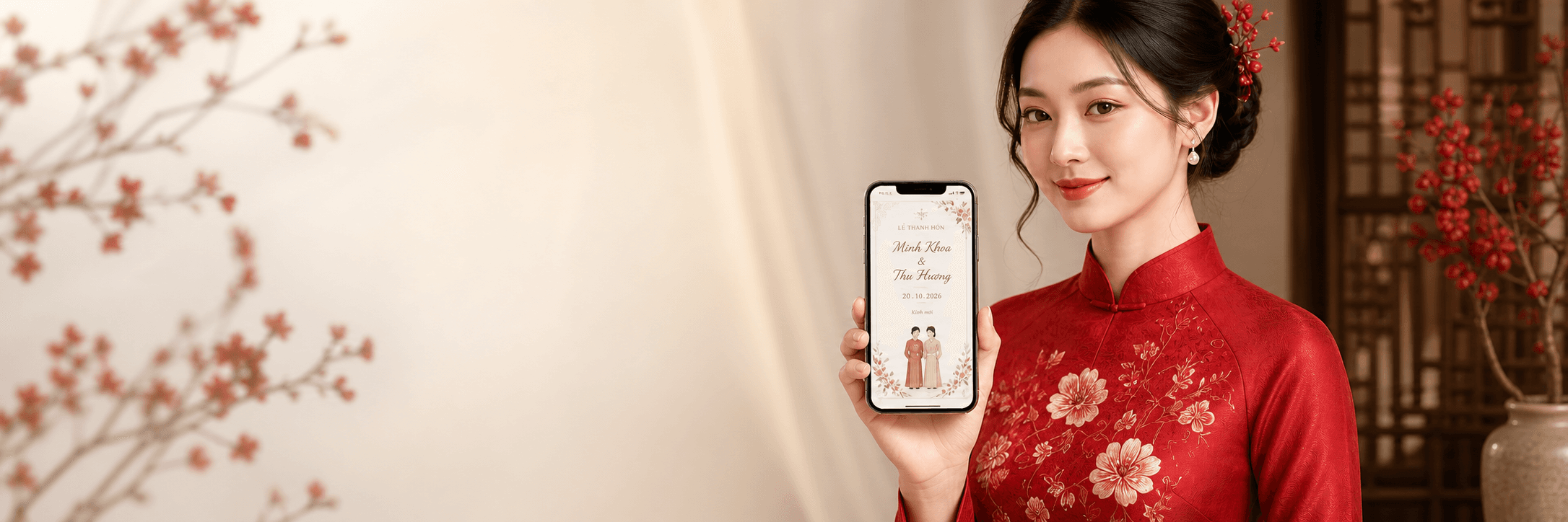 Thiệp cưới online Vierlin