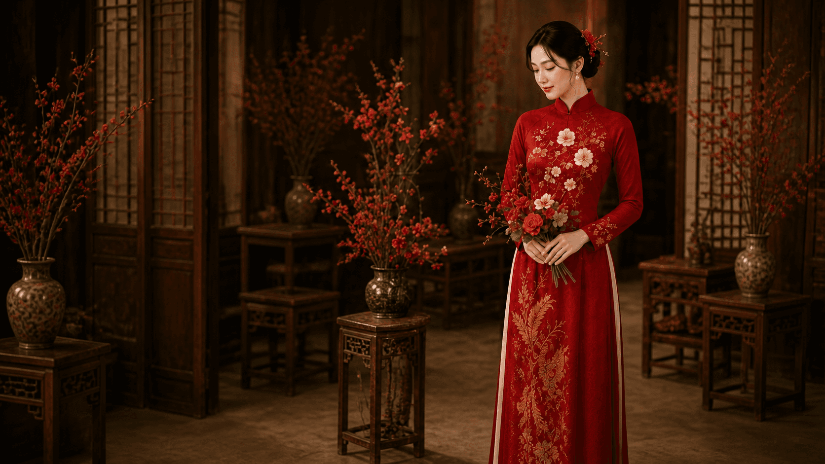 Người mẫu áo dài Vierlin